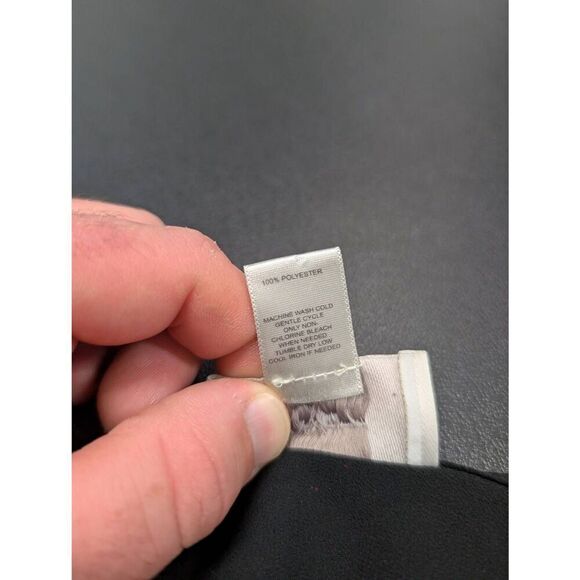 ANN TAYLOR LOFT WOMEN BACK AND CREAM CHEETAH LEOPARD PRINT TOP BLOUSE SIZE MEDIU - Picture 4 of 5